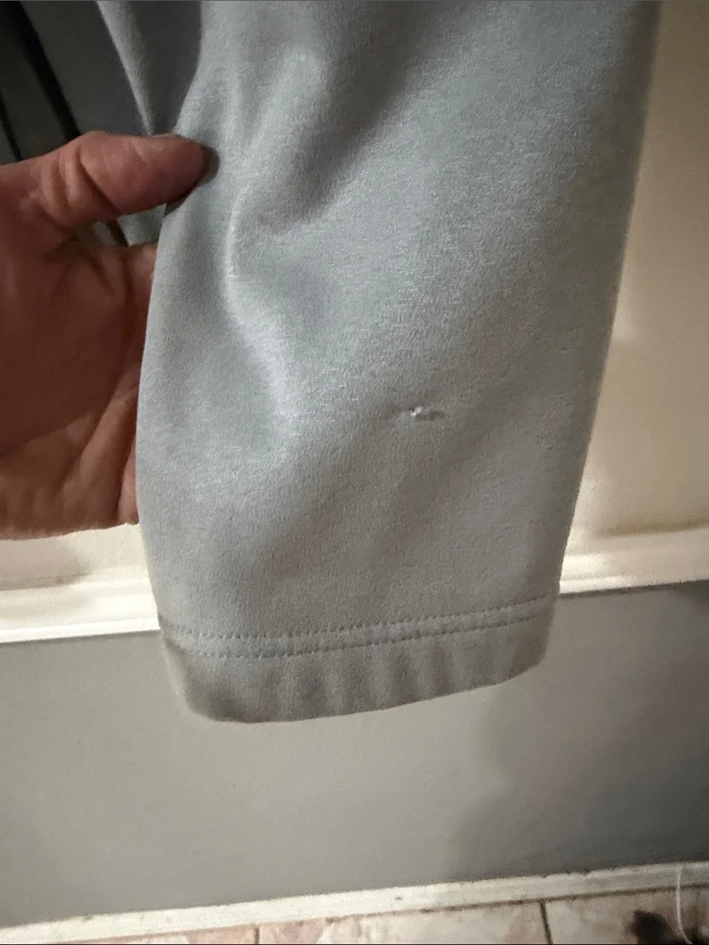 The North Face Light Gray Men's Lightweight Zip Jacket